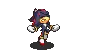A GIF of Shadow the Hedgehog from the Sonic series. It is of one of his attack animations from Sonic Battle.